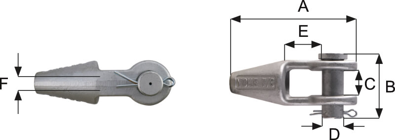 open spelter socket