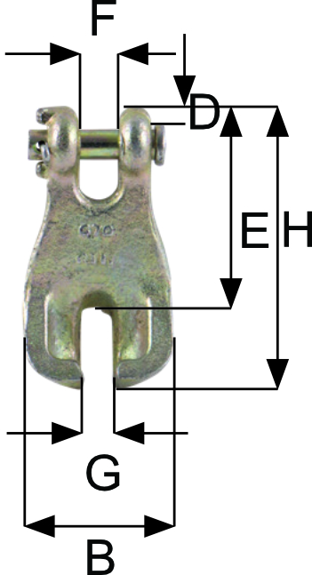 clevis claw hooks
