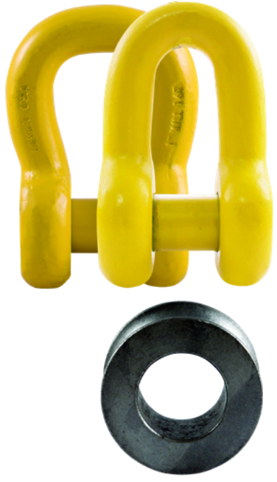 flush pin shackles