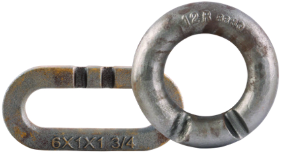 weldable repair links weldable grapple ring